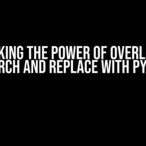 Unlocking the Power of Overlapping Search and Replace with Pynini